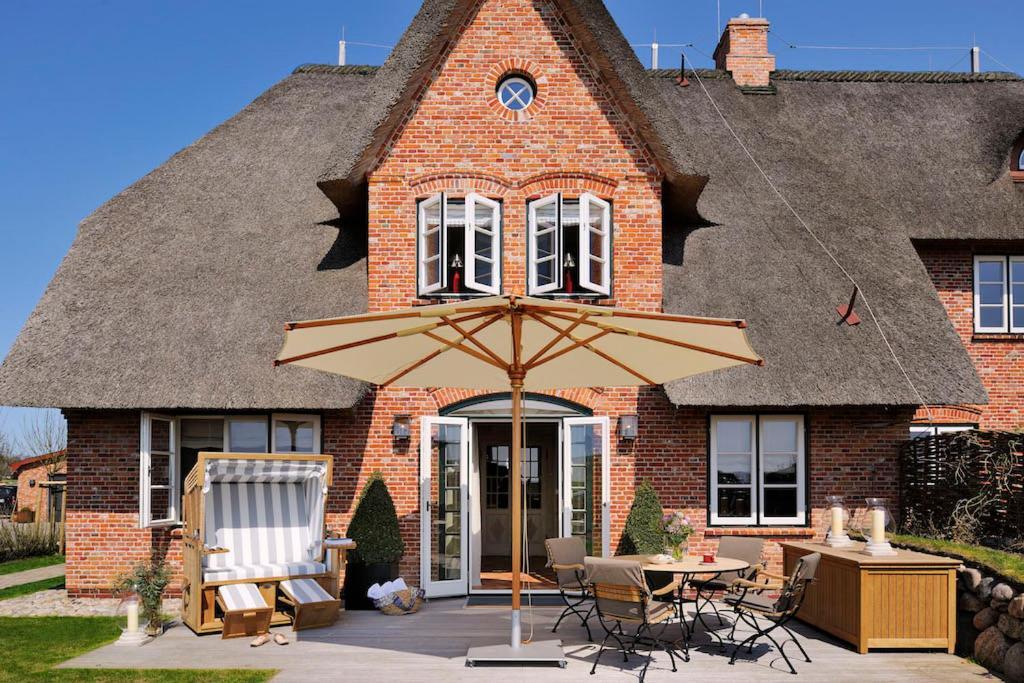 Salzwasserherz Senhoog Luxury Holiday Homes ***** Morsum (Sylt) Exterior foto